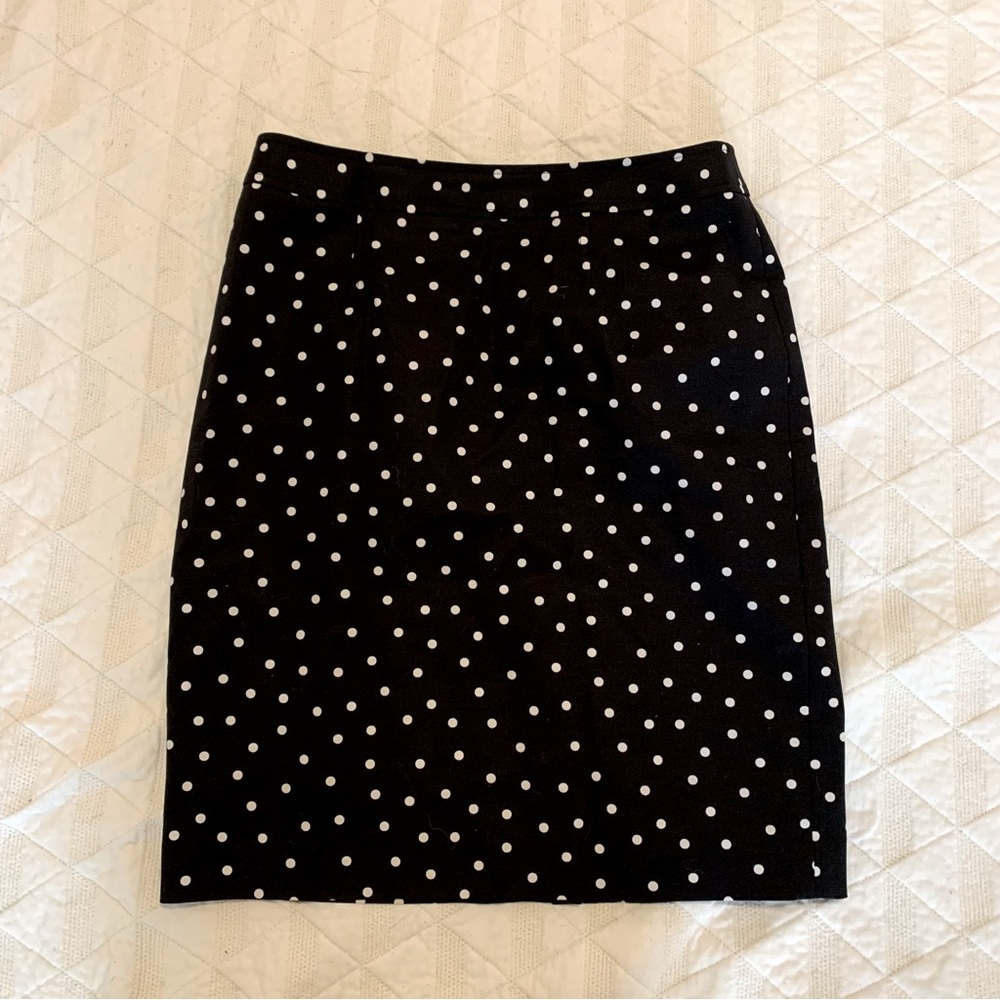 Halogen Polka Dot Pencil Skirt